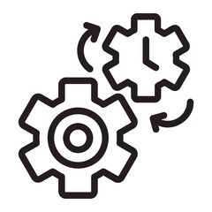 Obraz premium Productive line icon