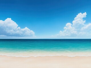 Obraz premium Beach ocean sky