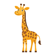Fototapeta premium Giraffe illustration wildlife animal vector