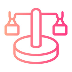 Efficiency gradient icon