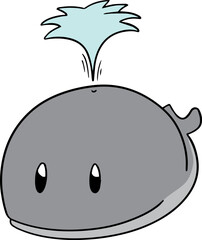 Illustration of whale