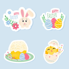 cute easter stickers