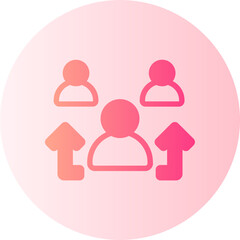 organization gradient icon