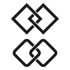 Concentric grid pattern. Black white circular shapes. Geometric optical layout. Vector illustration.