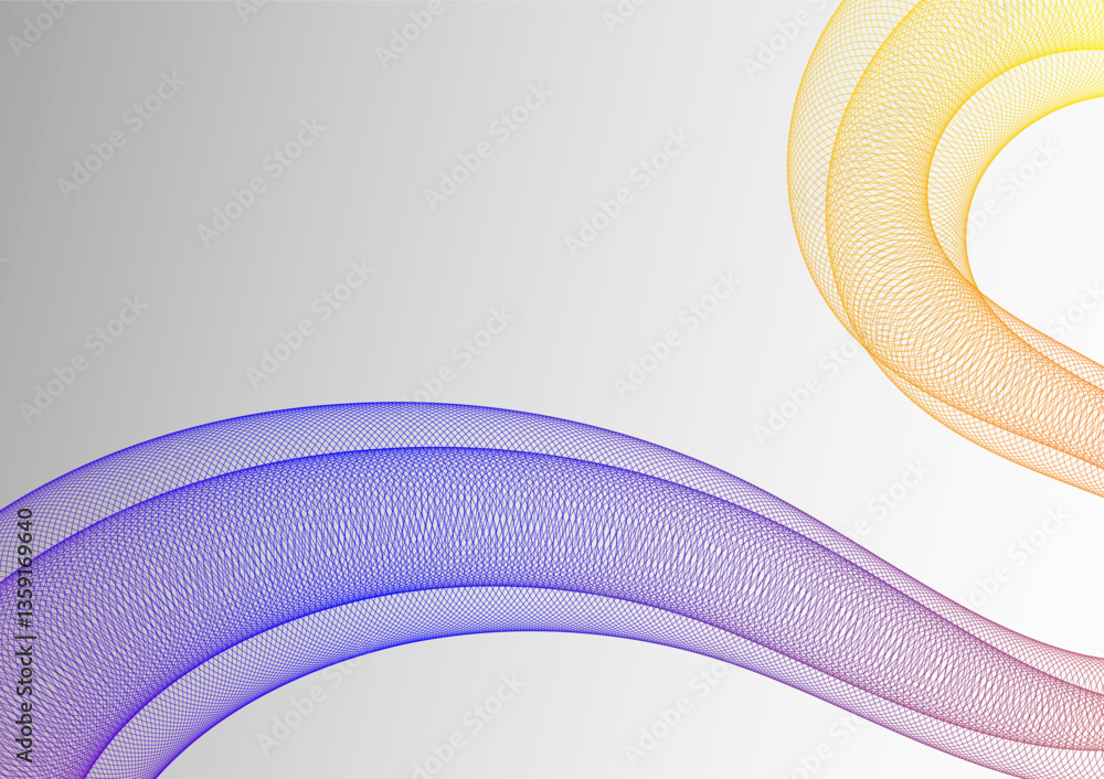Poster digital wave white background. futuristic fluid wave concept. design for line technology abstract wi