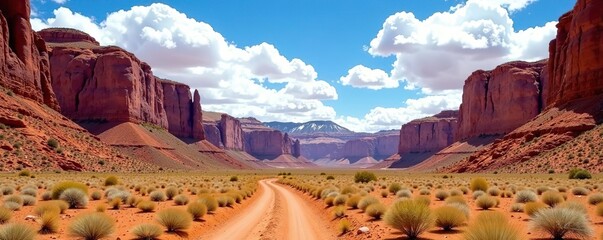 A stunning landscape in Northern Argentina showcasing the iconic red rock formations of the Quebrada de Humahuaca,  Quebrada de Humahuaca,  travel