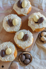 sweet home made easter donuts