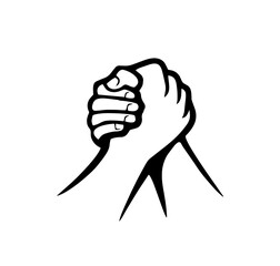 Two hands tightly clasped in a handshake, symbolizing agreement, acceptance, and mutual support, representing trust, unity, and cooperation.

