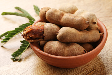 Tamarind or imlee an ingredient of Indian food