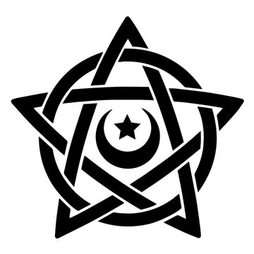 Pentagram Moon Images – Browse 4,850 Stock Photos, Vectors