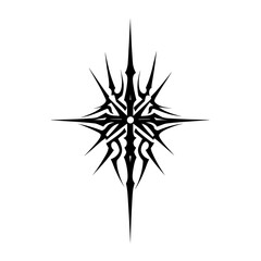 Obraz premium Spike symbol tribal design vector