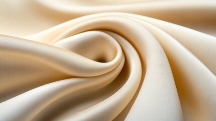 Obraz premium Beige silk fabric