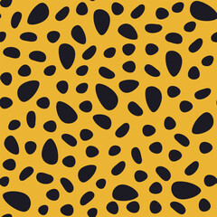 A seamless leopard spotted pattern featuring natural fur-inspired textures and colors. Ideal for textiles, backgrounds, wallpapers, and wild animal-themed designs.