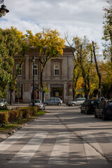 Fototapeta premium buildings on the streets of the town of Subbotica in Serbia