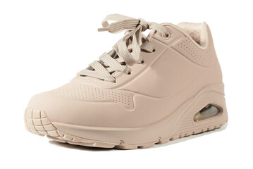 Variant view of women's sports shoes isolated.