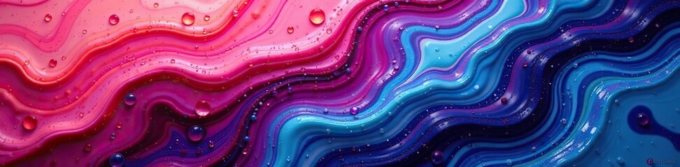 Fototapeta premium Bright acid colors liquid marbled texture with abstract neon background, artistic, modern