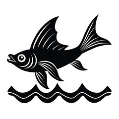 Obraz premium vector illustration of a fish