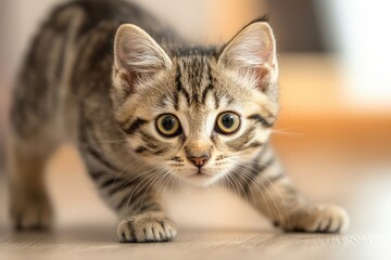 Cute tabby kitten