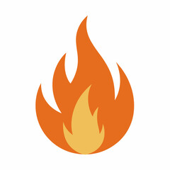 fire flames vector illustration
