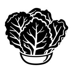 Salad icon illustration vegetable produce vector