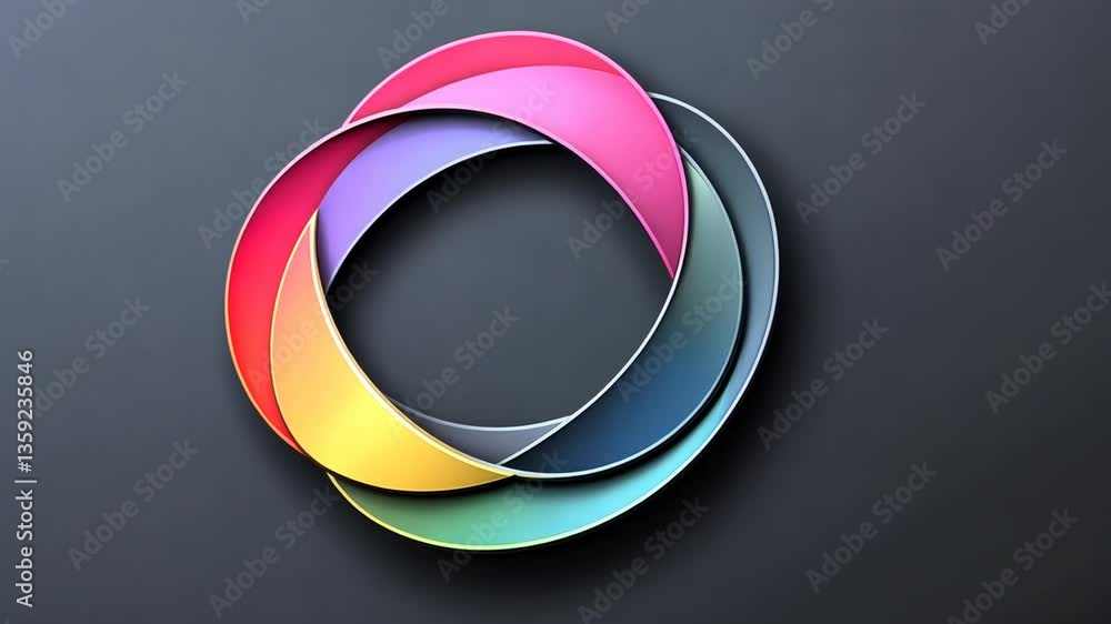 Poster vector circle infographic element for professional designs generative ai