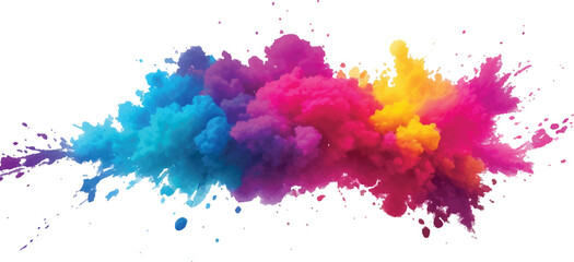 Stunning Watercolor Streaks, Stains, and Explosive Splashes in Vivid, Radiant Colors, Layered with Bold Brush Strokes and Set on a Clean White Background for a Modern, Artistic Impact.
