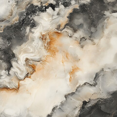 Elegant Abstract Marble Texture Swirling Grey Beige Brown Hues with Subtle Veining and Depth
