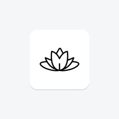 Water Lily, vector, pixel perfect, illustrator file