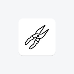 Pruning Shears, vector, pixel perfect, illustrator file