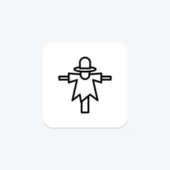 Scarecrow, vector, pixel perfect, illustrator file
