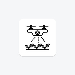 Drone Sprayer, vector, pixel perfect, illustrator file