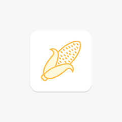 Corn, vector, pixel perfect, illustrator file