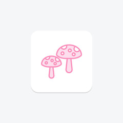 Mushroom, vector, pixel perfect, illustrator file