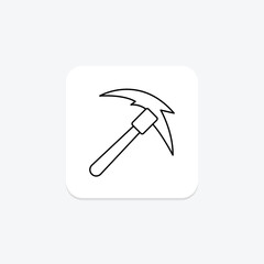 Scythe, vector, pixel perfect, illustrator file