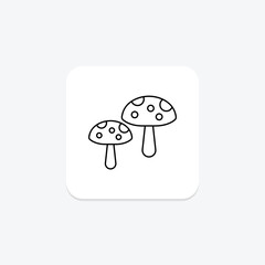 Mushroom, vector, pixel perfect, illustrator file