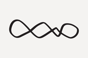 colorful doodle abstract shape illustration vector