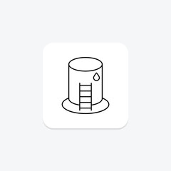 Water Tank, vector, pixel perfect, illustrator file