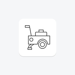Soil Cultivator, vector, pixel perfect, illustrator file