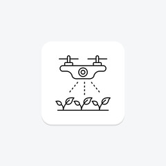 Drone Sprayer, vector, pixel perfect, illustrator file