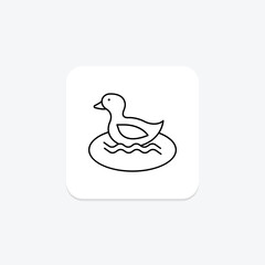 Duck, vector, pixel perfect, illustrator file