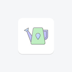 Watering Can, vector, pixel perfect, illustrator file