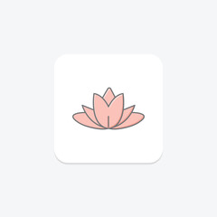 Water Lily, vector, pixel perfect, illustrator file