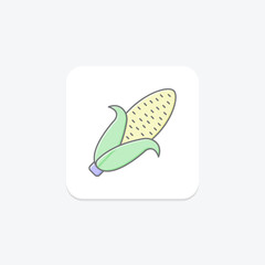 Corn, vector, pixel perfect, illustrator file