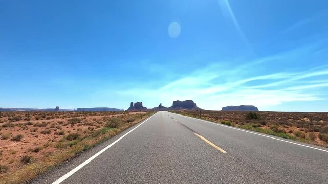 Utah Driving 0165 Monument Valley Forest Gump