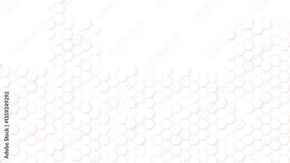 Poster abstract cube hexagon shape background. vector banner design. seamless japanese pattern material. bl