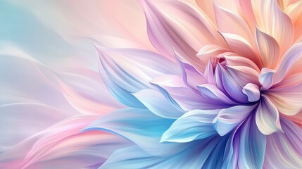 Fototapeta premium A colorful vibrant close up view of a beautiful flower