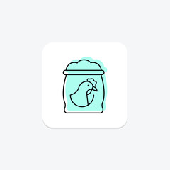 Poultry Feeder, vector, pixel perfect, illustrator file