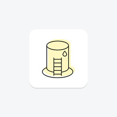 Water Tank, vector, pixel perfect, illustrator file