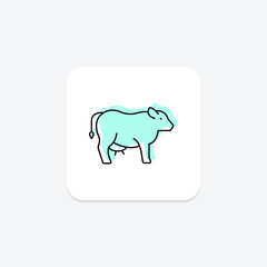 Cattle, vector, pixel perfect, illustrator file