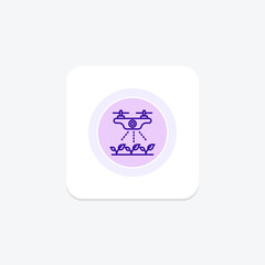 Drone Sprayer, vector, pixel perfect, illustrator file